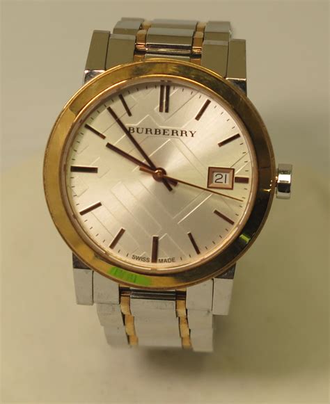 burberry watch made with sapphire